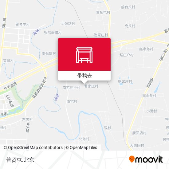普贤屯地图