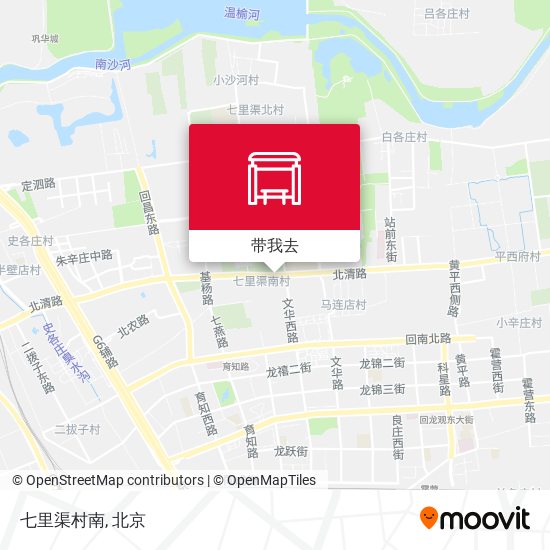 七里渠村南地图
