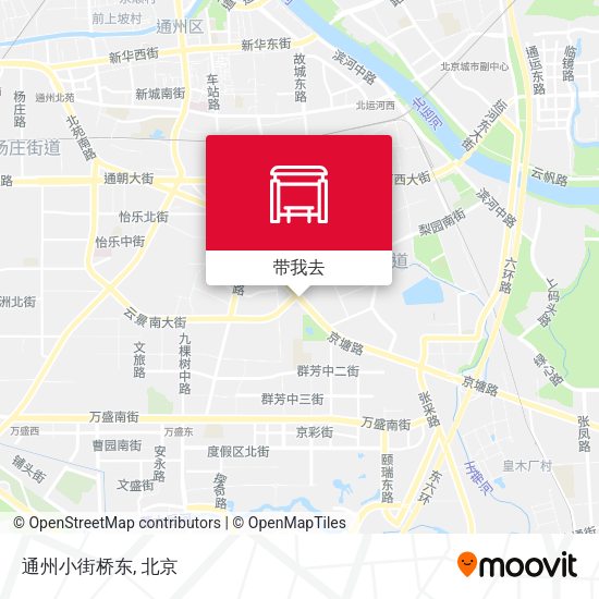 通州小街桥东地图