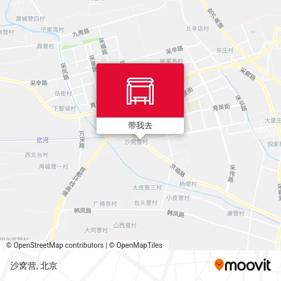 沙窝营地图
