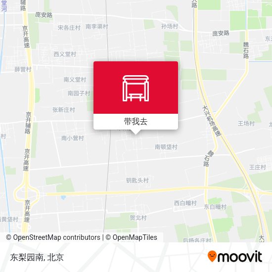 东梨园南地图