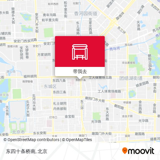 东四十条桥南地图