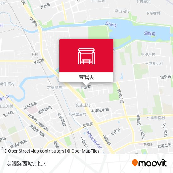 定泗路西站地图