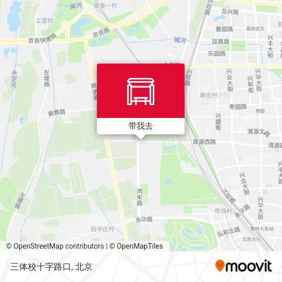 三体校十字路口地图