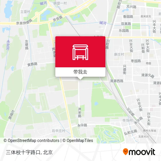 三体校十字路口地图