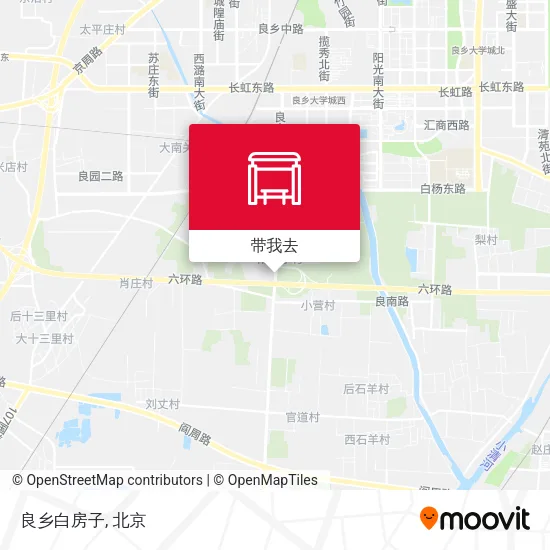 良乡白房子地图