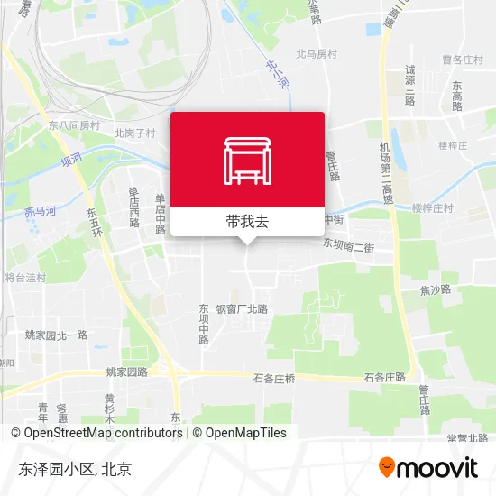 东泽园小区地图