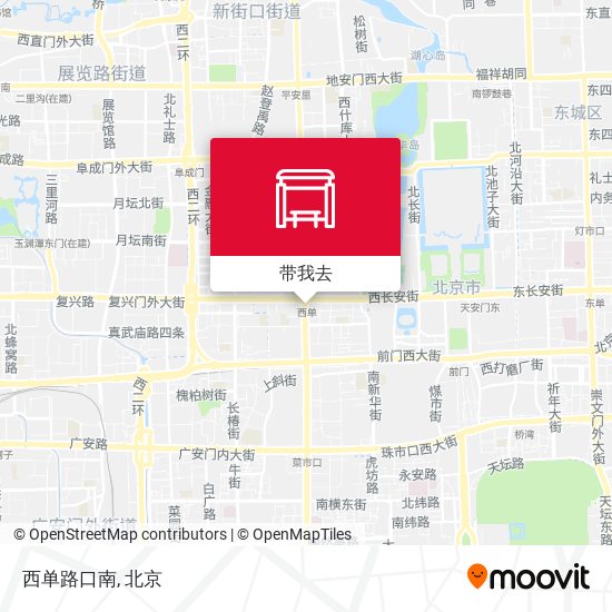 西单路口南地图