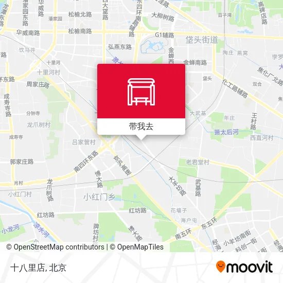 十八里店地图