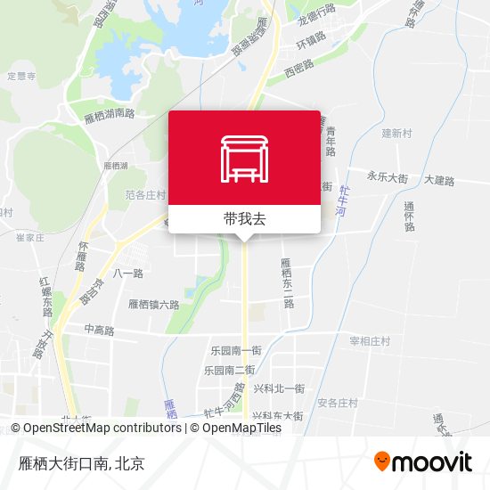 雁栖大街口南地图