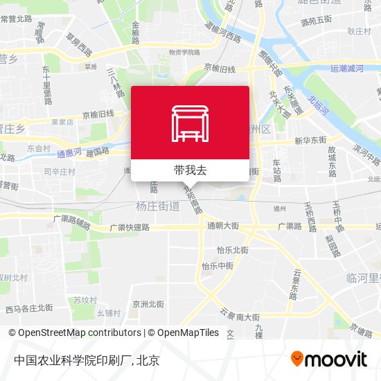 中国农业科学院印刷厂地图