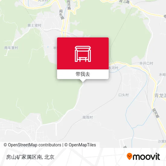 房山矿家属区南地图