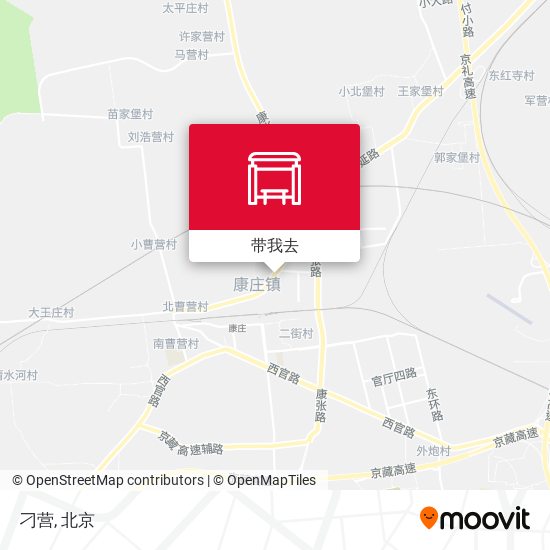 刁营地图