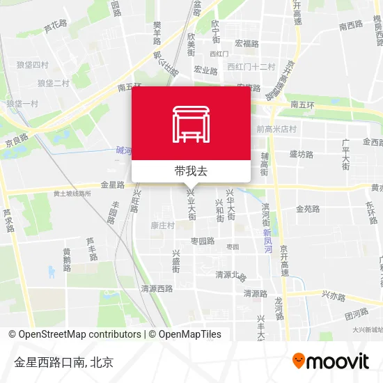 金星西路口南地图