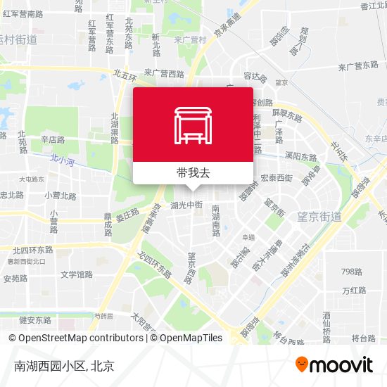南湖西园小区地图