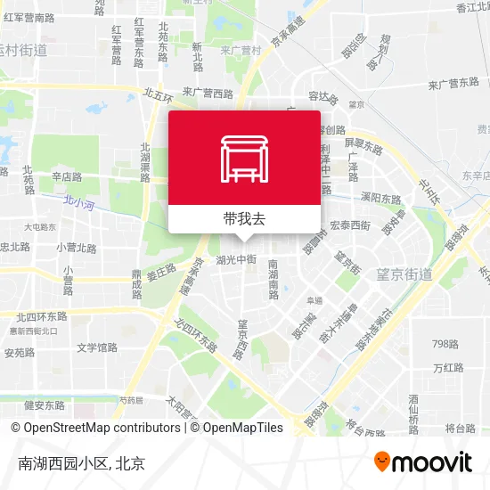 南湖西园小区地图