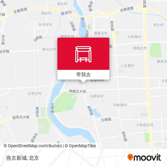 燕京新城地图