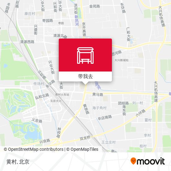 黄村地图