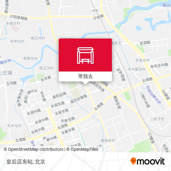皇后店东站地图