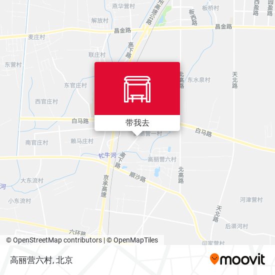 高丽营六村地图