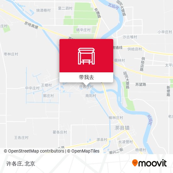 许各庄地图