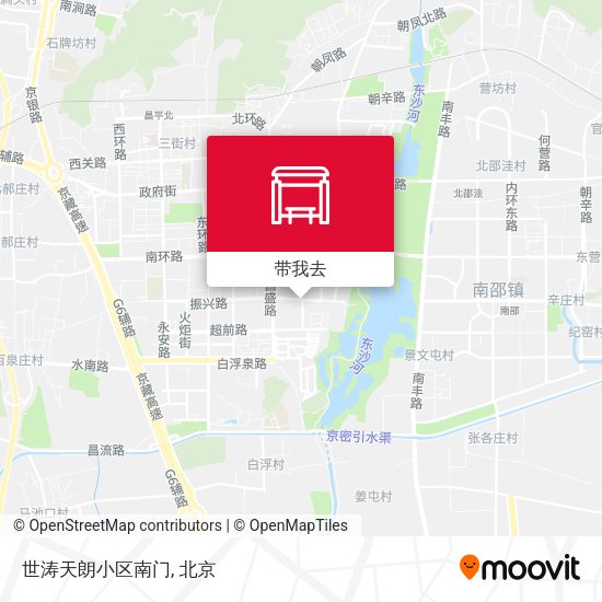 世涛天朗小区南门地图
