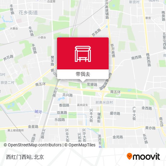 西红门西站地图