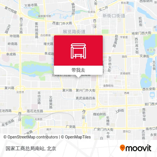 国家工商总局南站地图