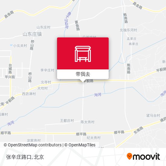 张辛庄路口地图