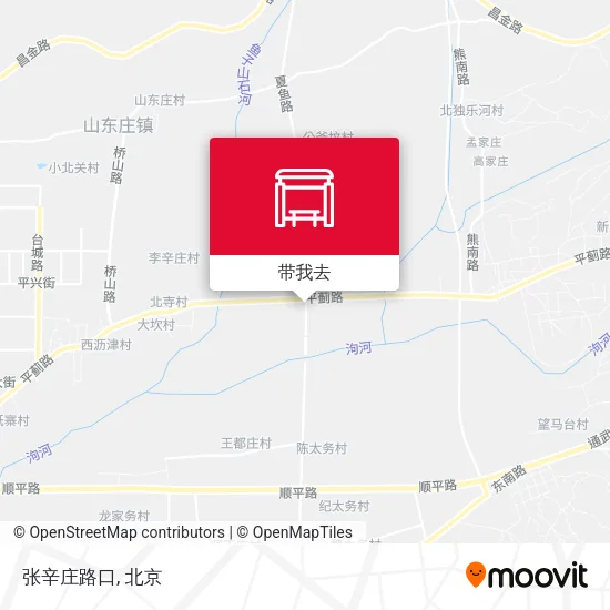 张辛庄路口地图