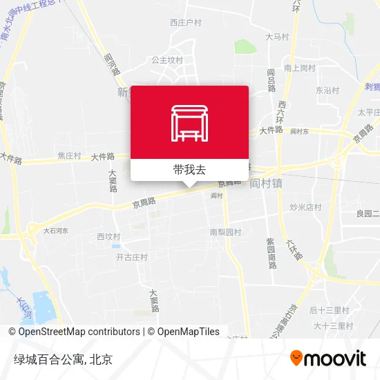 绿城百合公寓地图