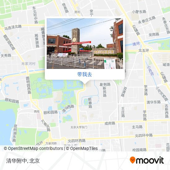 清华附中地图