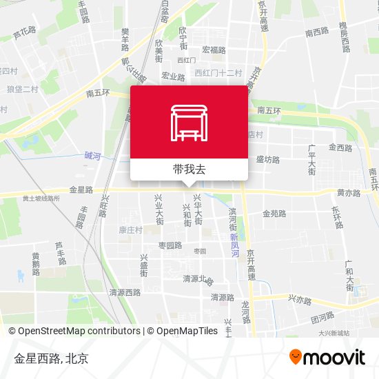 金星西路地图