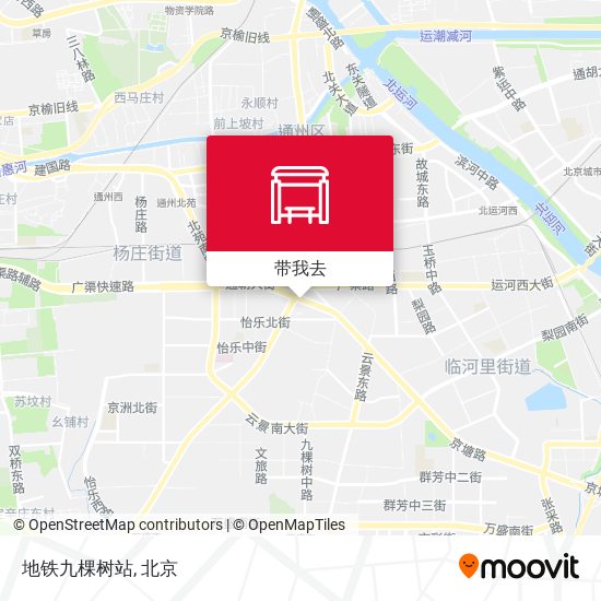 地铁九棵树站地图