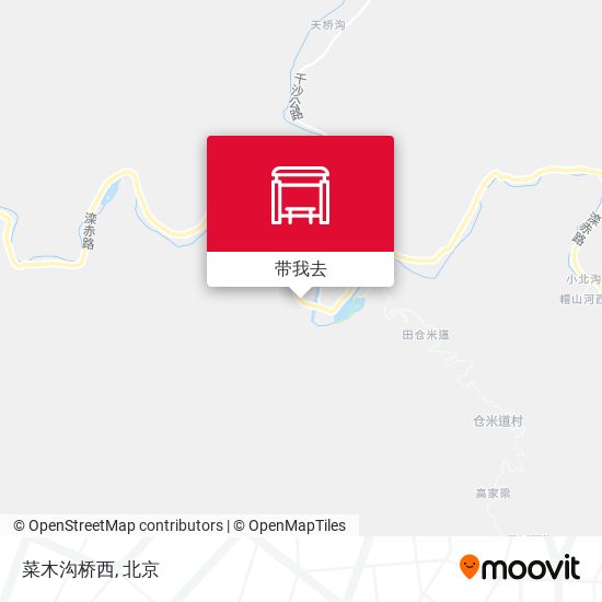 菜木沟桥西地图