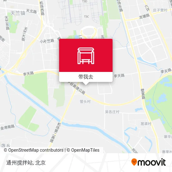 通州搅拌站地图