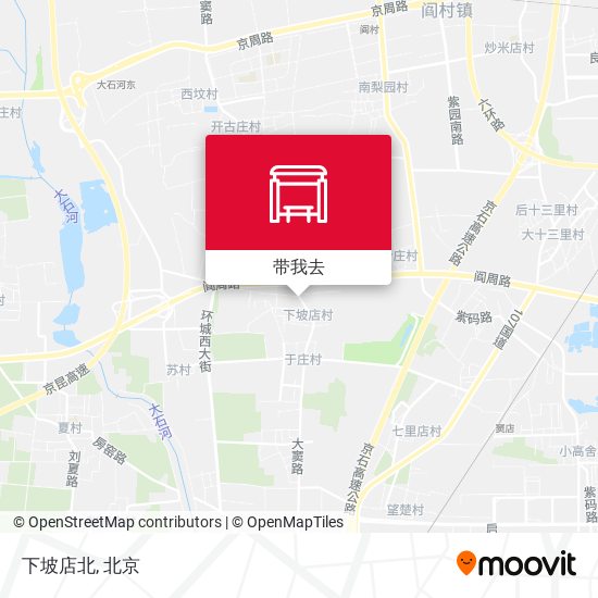 下坡店北地图