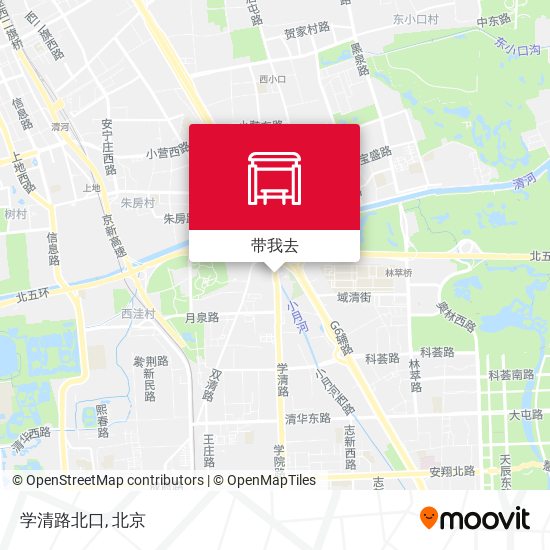 学清路北口地图