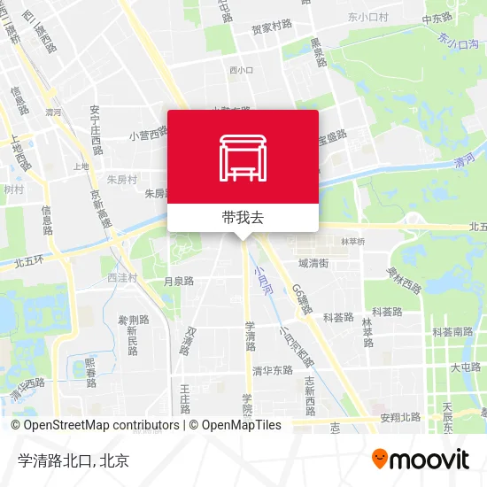 学清路北口地图