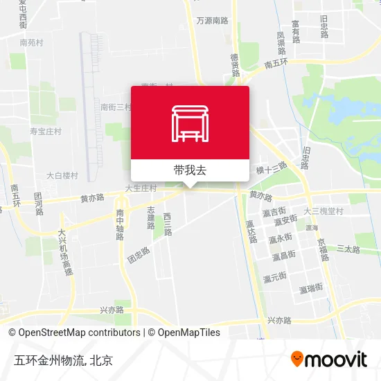 五环金州物流地图