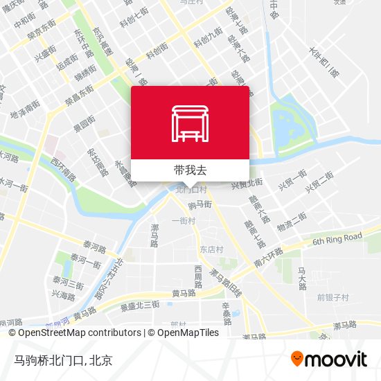 马驹桥北门口地图