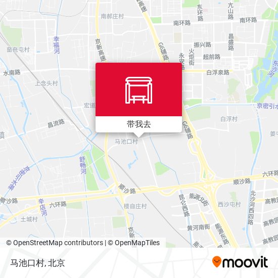马池口村地图