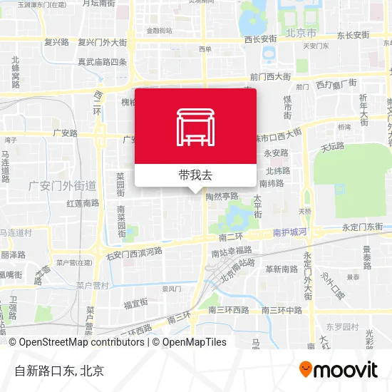 自新路口东地图