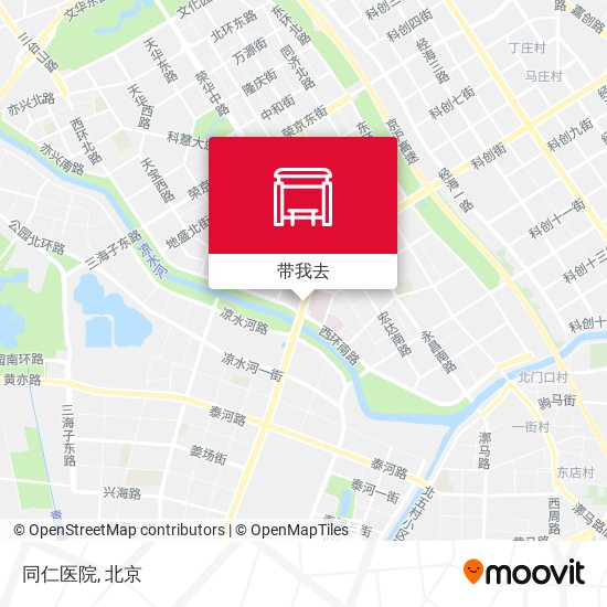 同仁医院地图