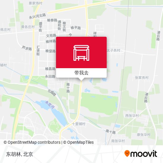 东胡林地图