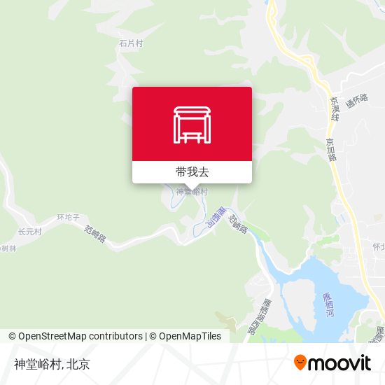 神堂峪村地图