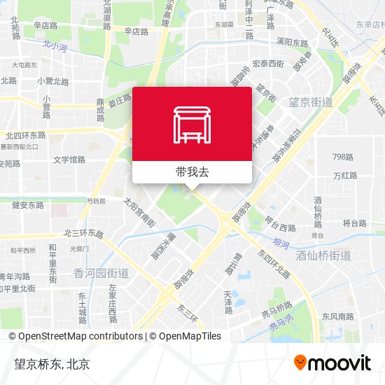 望京桥东地图
