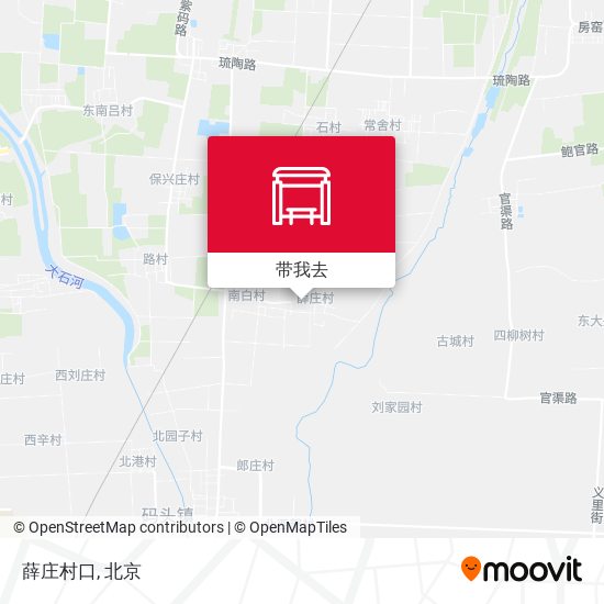 薛庄村口地图
