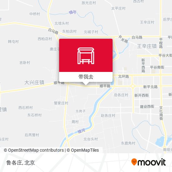 鲁各庄地图