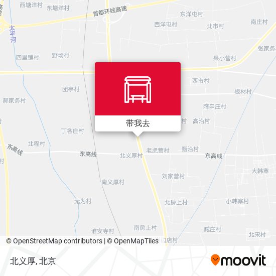 北义厚地图